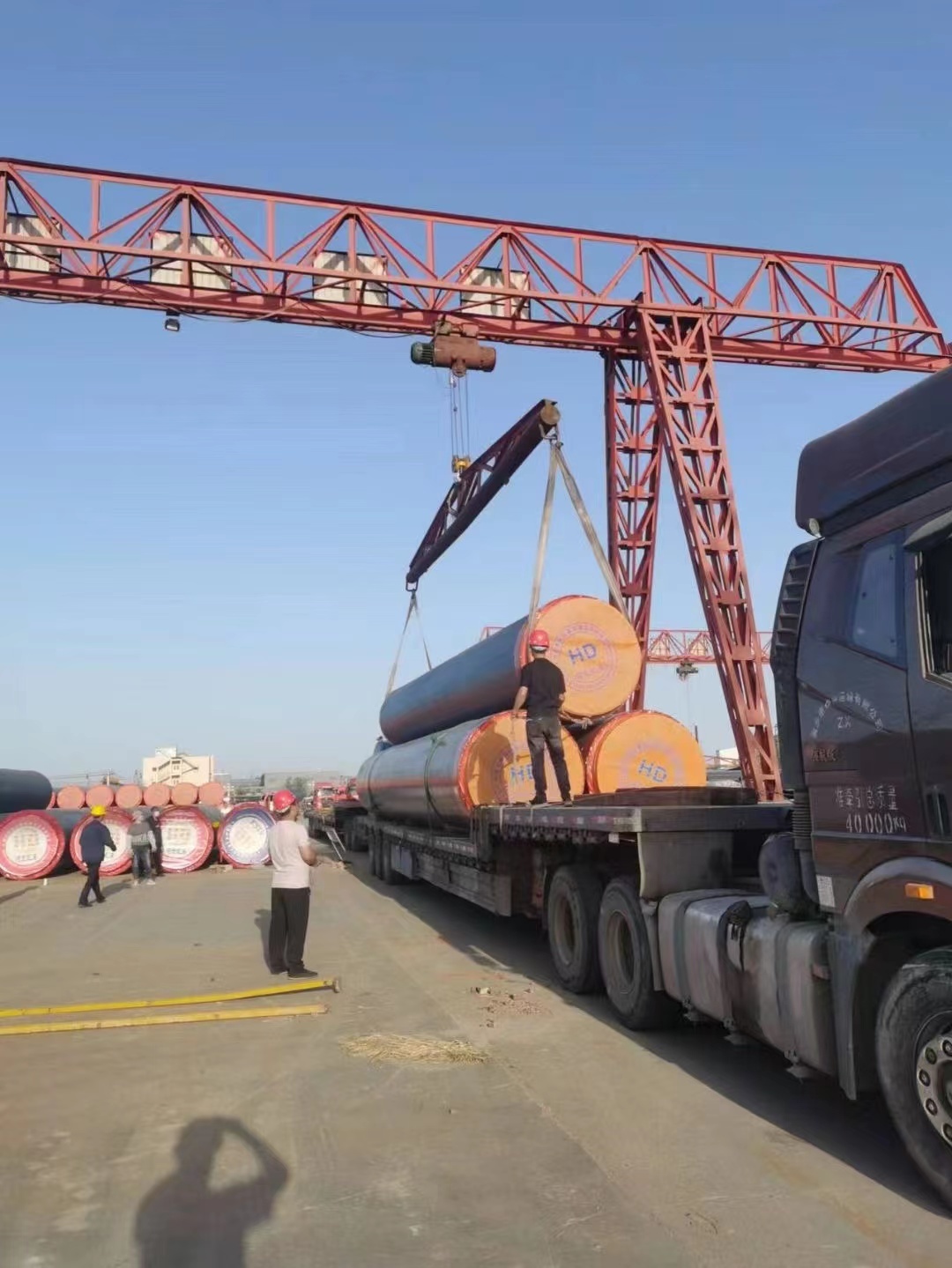 Thermal insulation straight pipe delivery photos